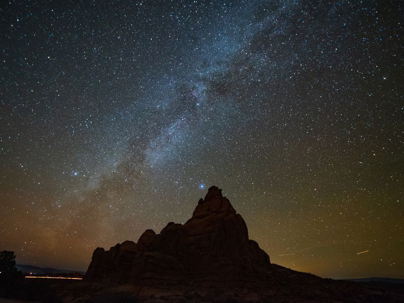Milky way over Arches national Park Smithsonian Photo Contest