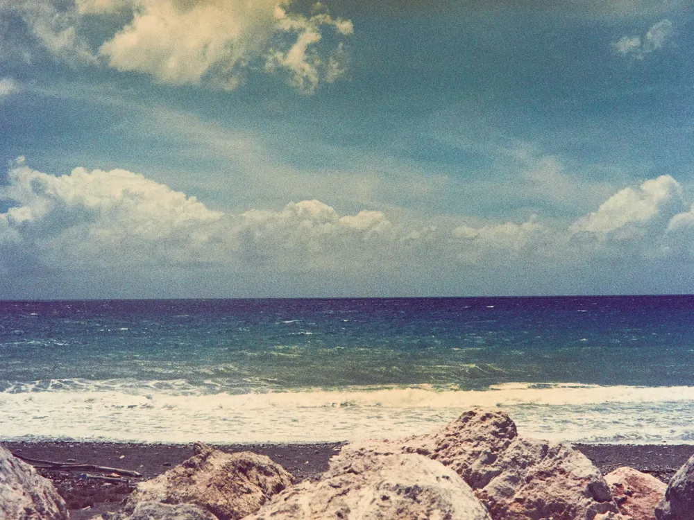 A portion of the Caribbean Sea washes ashore in Kingston