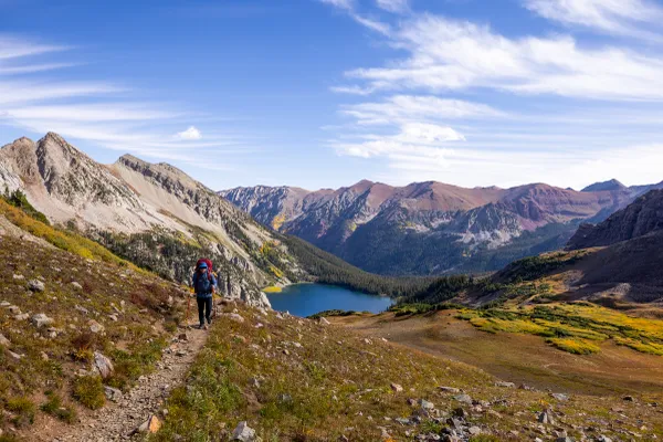 Stanley with Snowmass Lake in the Background thumbnail