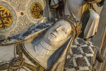 Elisenda of Montcada founded the&nbsp;Royal Monastery of St. Mary of Pedralbes in 1327. She was buried there after her death in 1364.