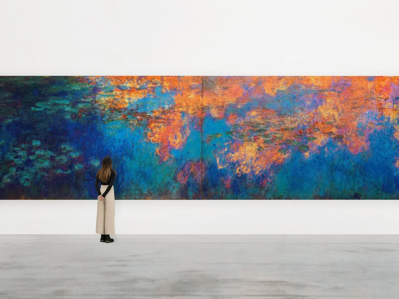 Ai Weiwei Unveils Recreation of Monet's 'Water Lilies' Made