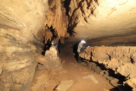 Researchers studying stalagmite formations in the Wabash Valley fault system have found that stalagmites can yield clues to the timing of ancient earthquakes.