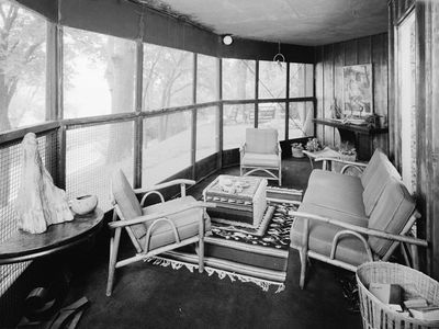 Interior of the House Of Tomorrow, Century Of Progess Homes
