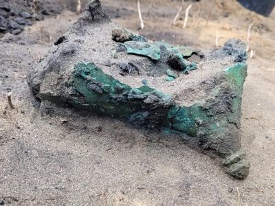 The helmet was excavated at&nbsp;at the Łysa G&oacute;ra site in Poland&#39;s Mazovia region.