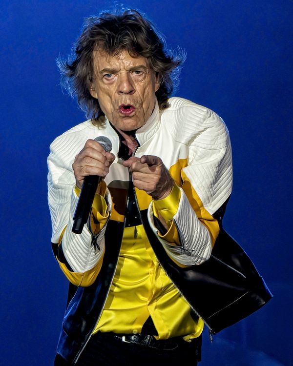 Rock Icon Mick Jagger Performs in Concet thumbnail