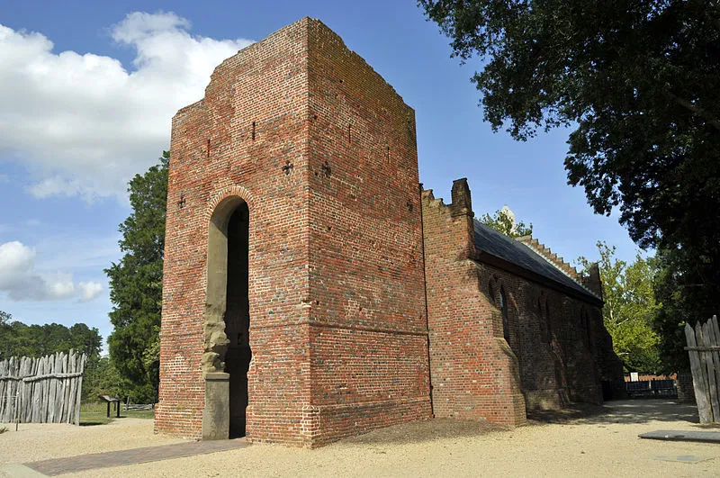 An old red-brick church