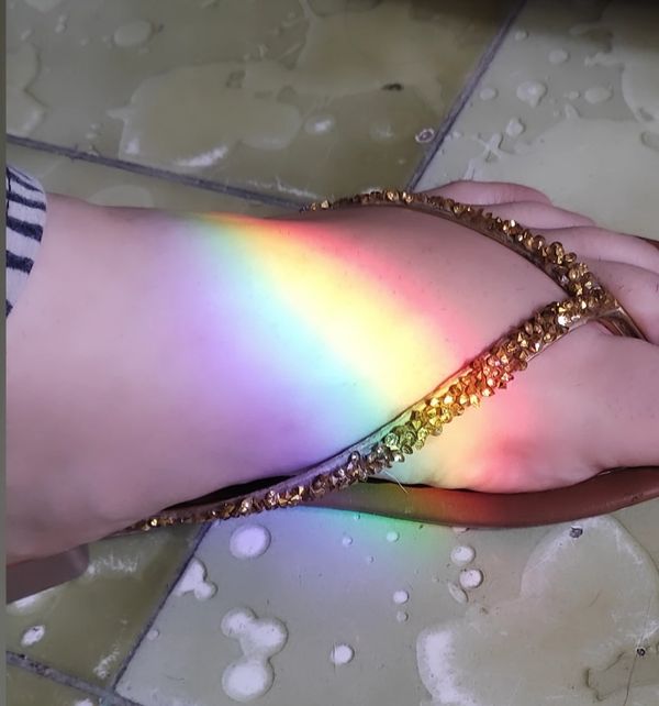 rainbow on the foot thumbnail