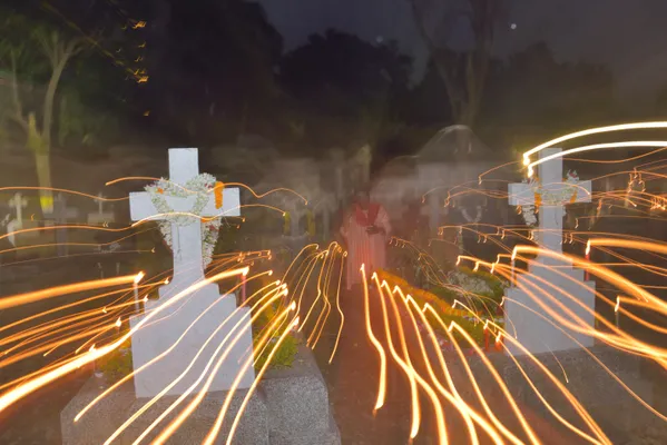 ALL SOUL'S DAY.  CAMERA: NIKON D750 f/13 S/1/2, ISO: 800 LENS: 18-35MM NIKON LENS thumbnail