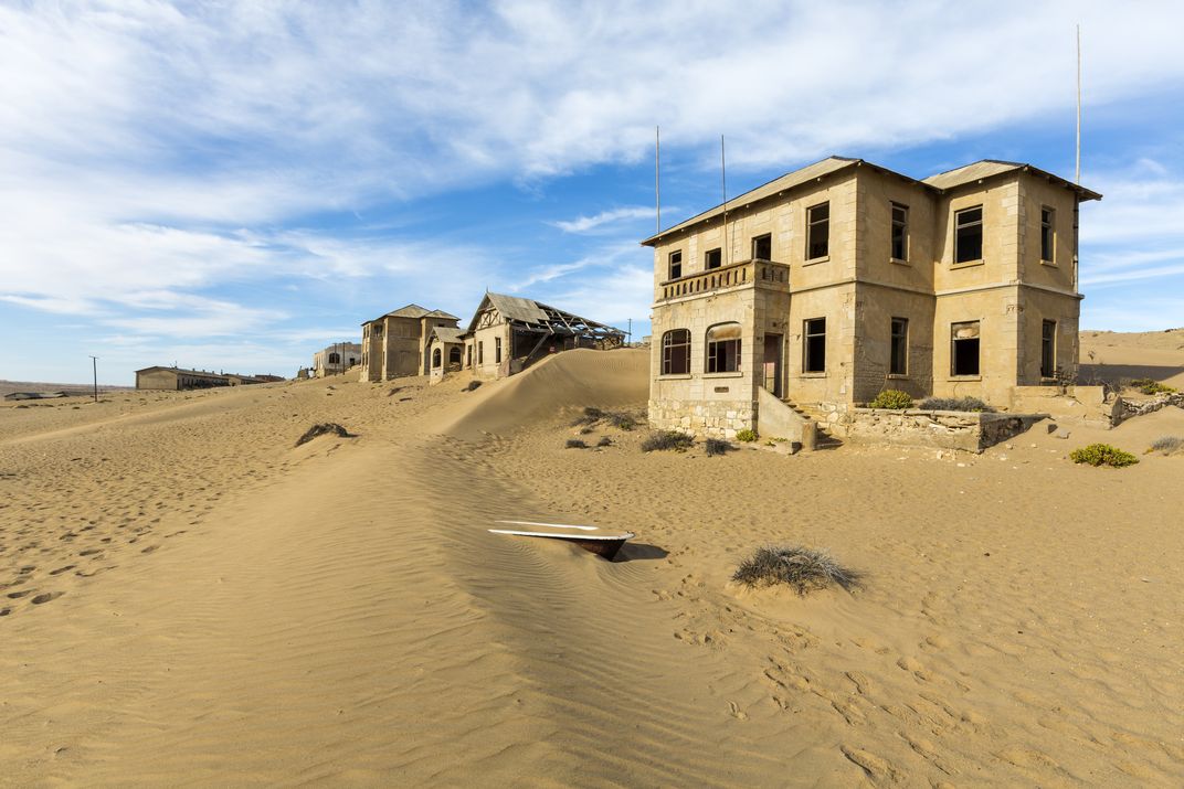 The ghost town of Kolmanskop