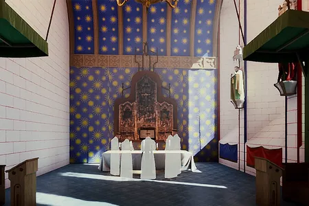 The team used LiDAR scanning and computer modeling to recreate the acoustics of Linlithgow Palace's chapel.