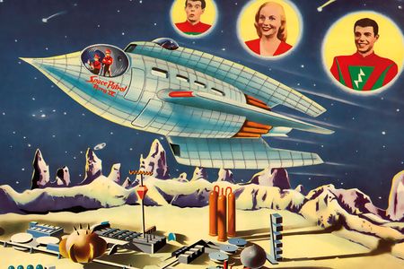 Space Patrol depended more on good stories, excellent production values, and an empathic cast of characters than it did on expensive visual special effects. As a result it had a large adult audience, which didn’t stop merchandise being created with younger viewers in mind.