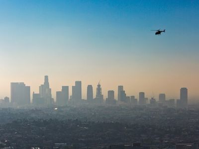 Los Angeles: City of Angels...and smog. 