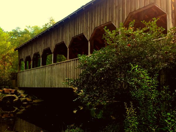 Covered Bridge at DuPont Forest thumbnail