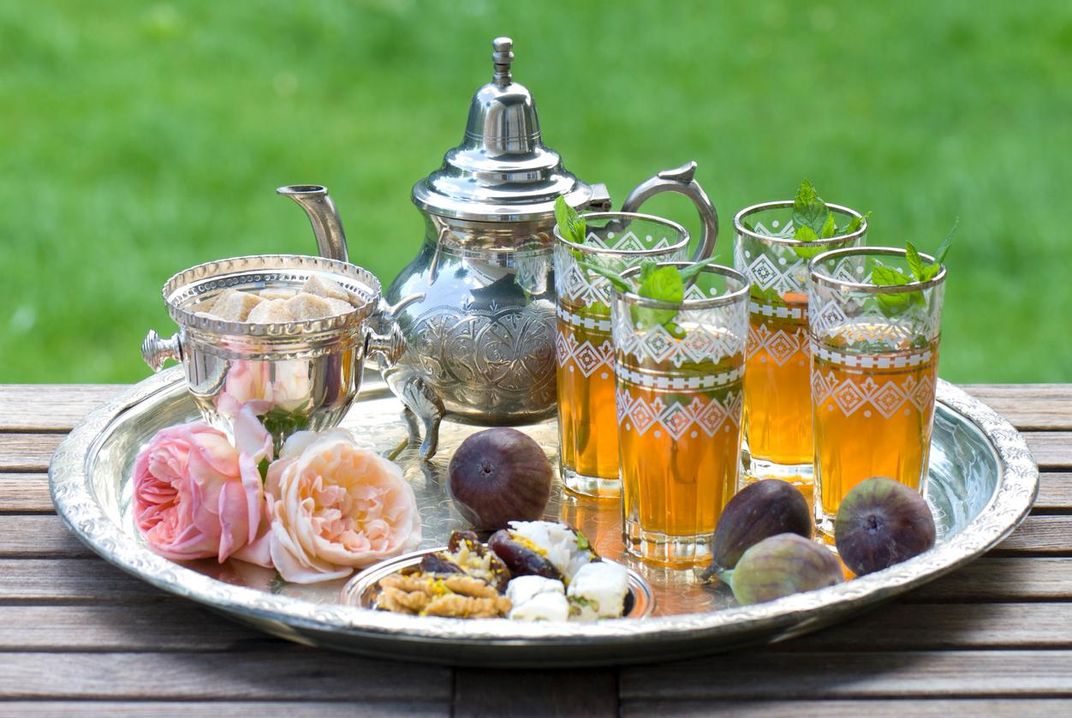 Traditional mint tea