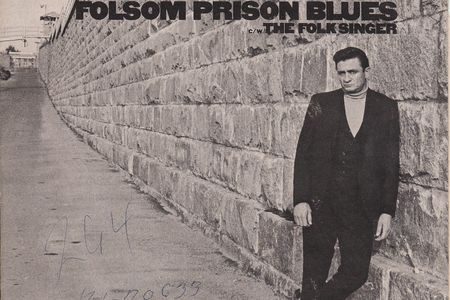 Album cover for the Live At Folsom Prison album. 