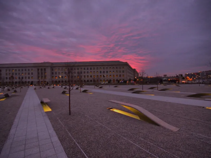 The Pentagon 9-11 Memorial at Sunrise. | Smithsonian Photo Contest ...