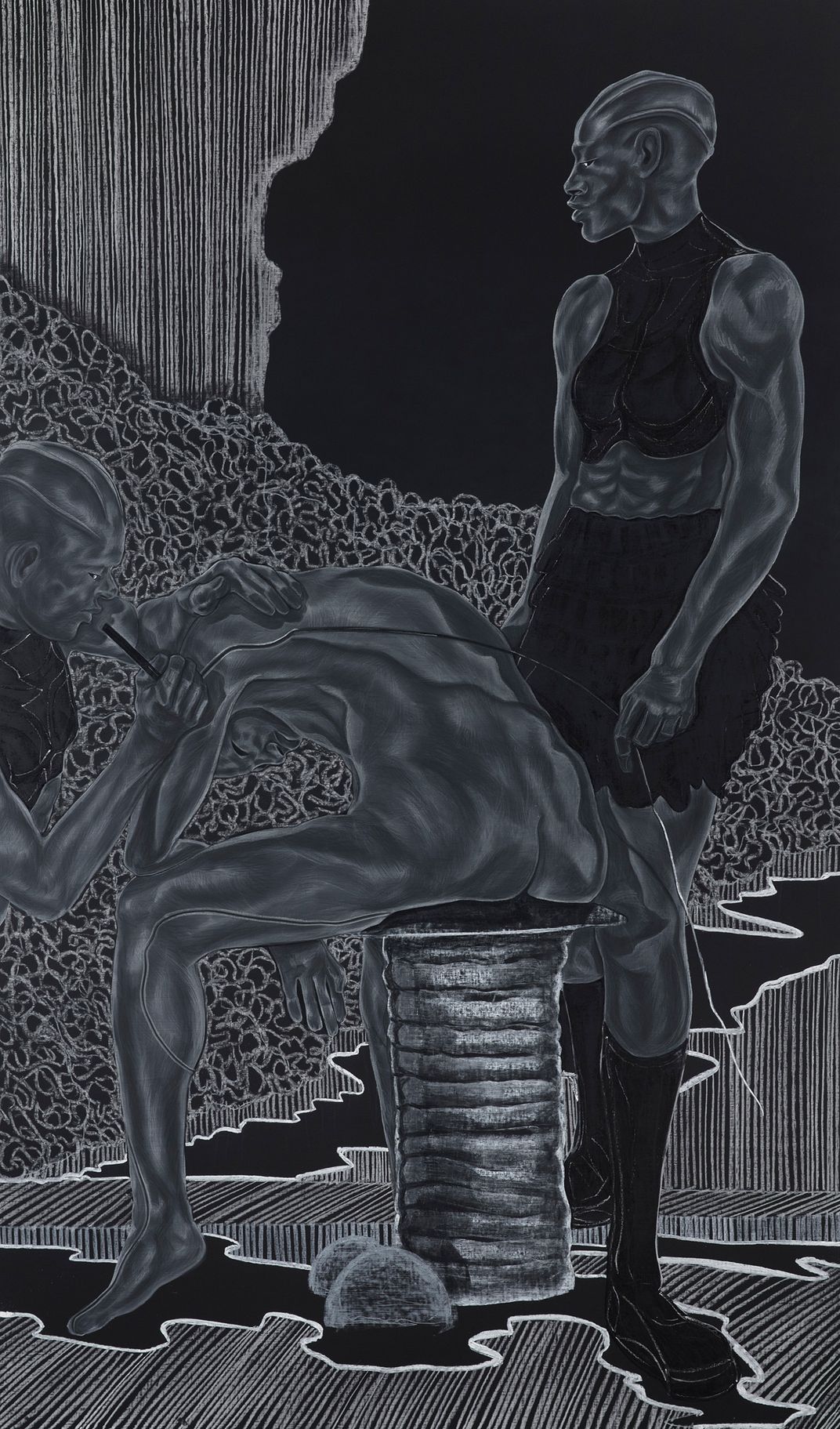 This is How You Were Made; Final Stages by Toyin Ojih Odutola