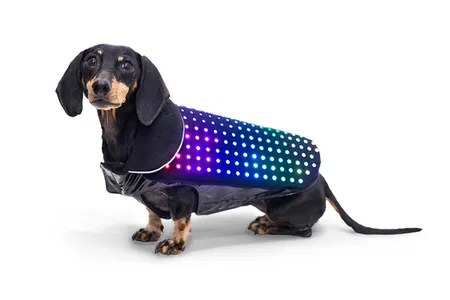 The party doesn't start until Disco Dog walks in.