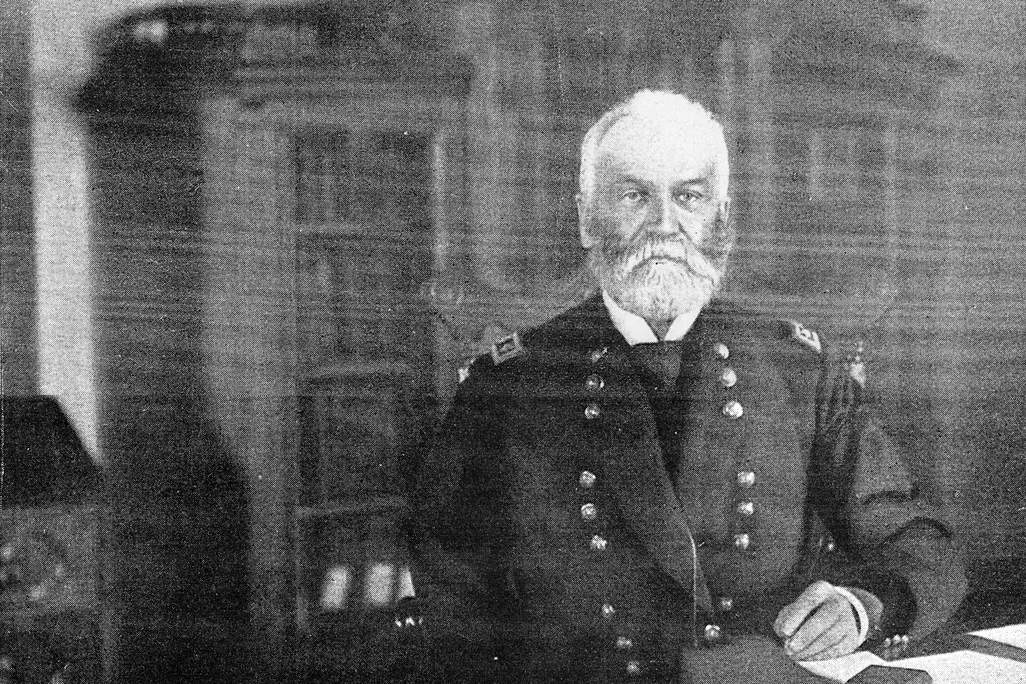 Howard in 1893 at Governor's Island