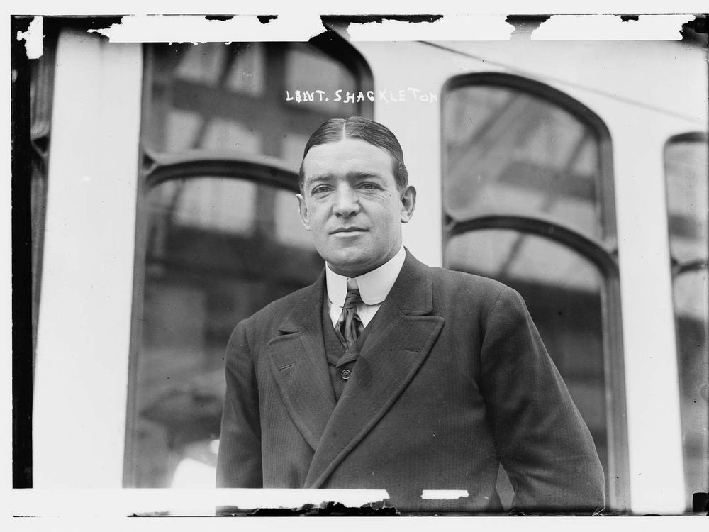 Polar explorer Ernest Shackleton