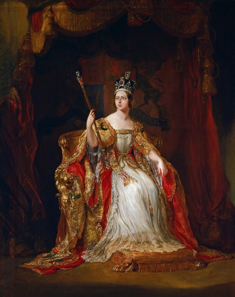 Queen Victoria's coronation portrait