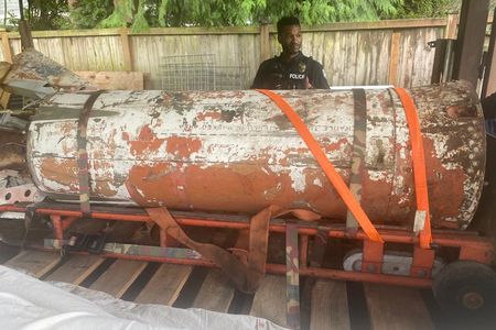 The missile was declared "inert" by members of the&nbsp;Bellevue Police Department&rsquo;s bomb squad.