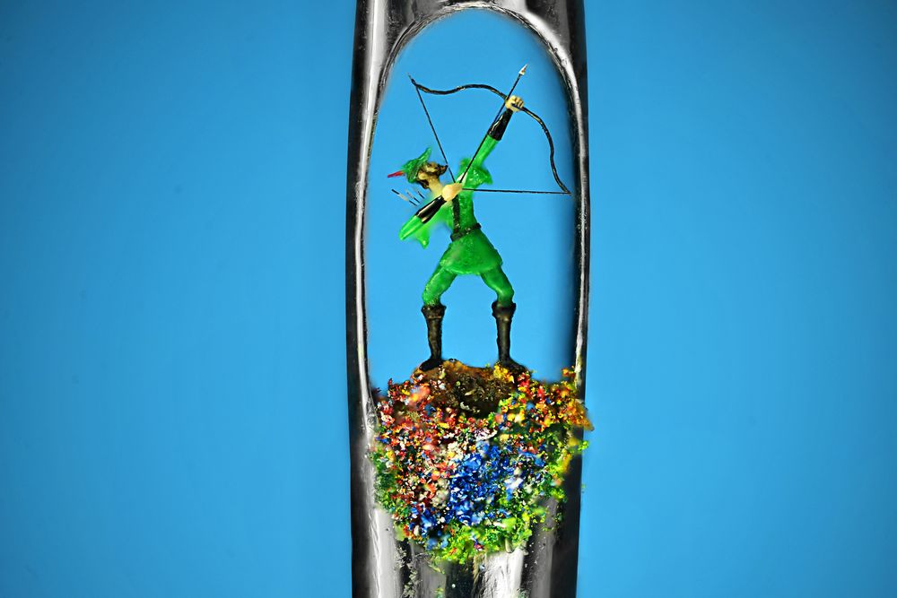 Robin Hood in the head of a needle