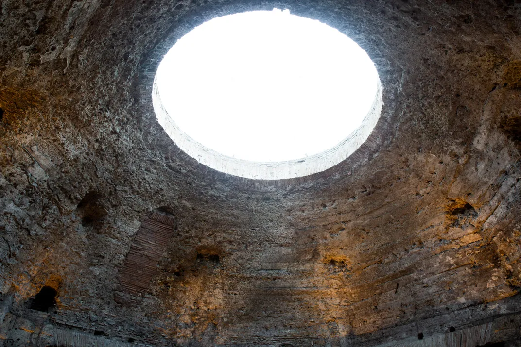 The Oculus on the ceiling of the Octagonal Room