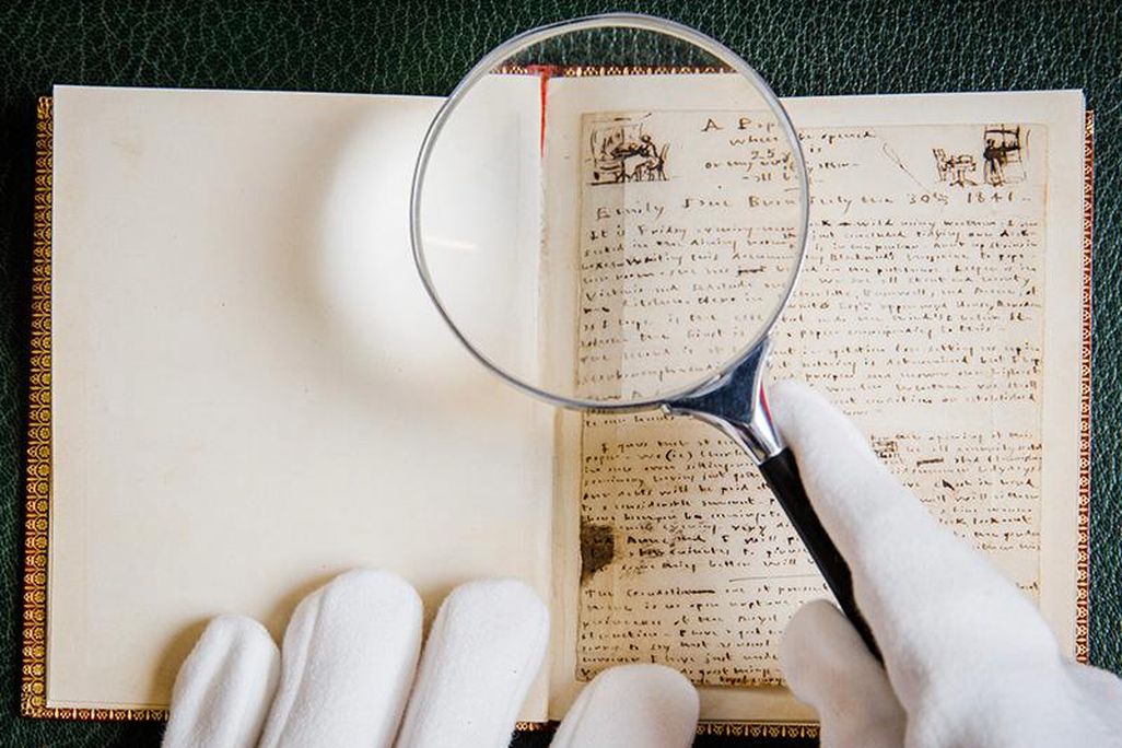 Highlights of the upcoming sale include this 1841 birthday note from Emily to Anne.