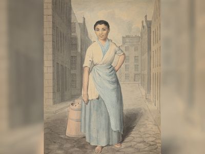 David Allan,&nbsp;Edinburgh Milkmaid With Butter Churn, circa&nbsp;1780&ndash;90