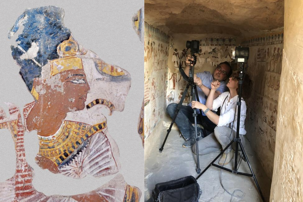 Tomb painting analysis