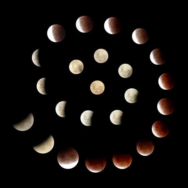 Spiralling Super Blood Moon Total Lunar Eclipse thumbnail