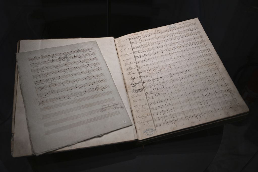 Ludwig van Beethoven’s handwritten manuscript for the fourth movement of his String Quartet in B-flat Major