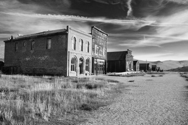 Dawn in the ghost town of Bodie, California thumbnail