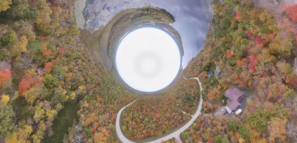 Minnesota Fall Colors 360 Aerial Panorama thumbnail