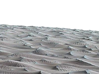 Curiosity's view of the Bagnold Dunes in late November (click here for full image).