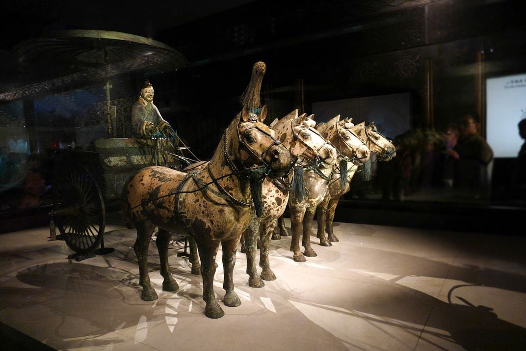 Terra-cotta horses
