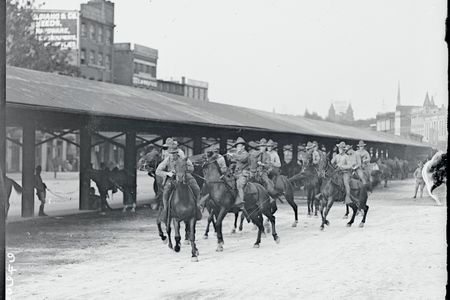Members of the 3rd Calvary arrive in D.C. to quash the racial unrest  