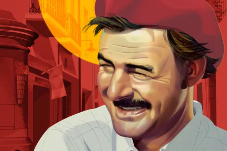 A young Ernest Hemingway on what would prove his most fruitful trip to Pamplona, in July 1925.