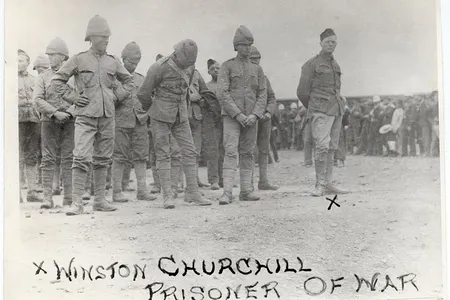  “Three days after the attack on the armored train, Churchill arrived in Pretoria, the Boer capital, with the other British prisoners of war. Surrounded by curious Boers eager to see the new prisoners, he glared back at them with unconcealed hatred and resentment. Although he respected the enemy on the battlefield, the idea that average Boers would have any control over his fate enraged him.”