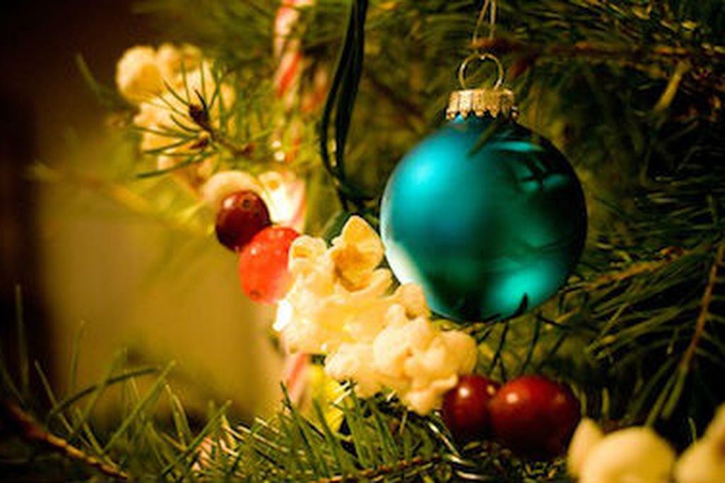 Popcorn and cranberry chain