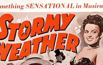 A poster for the musical Stormy Weather