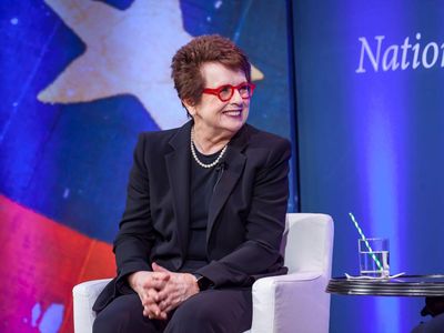 Billie Jean King is the fifth recipient of the Smithsonian “Great Americans” medal.