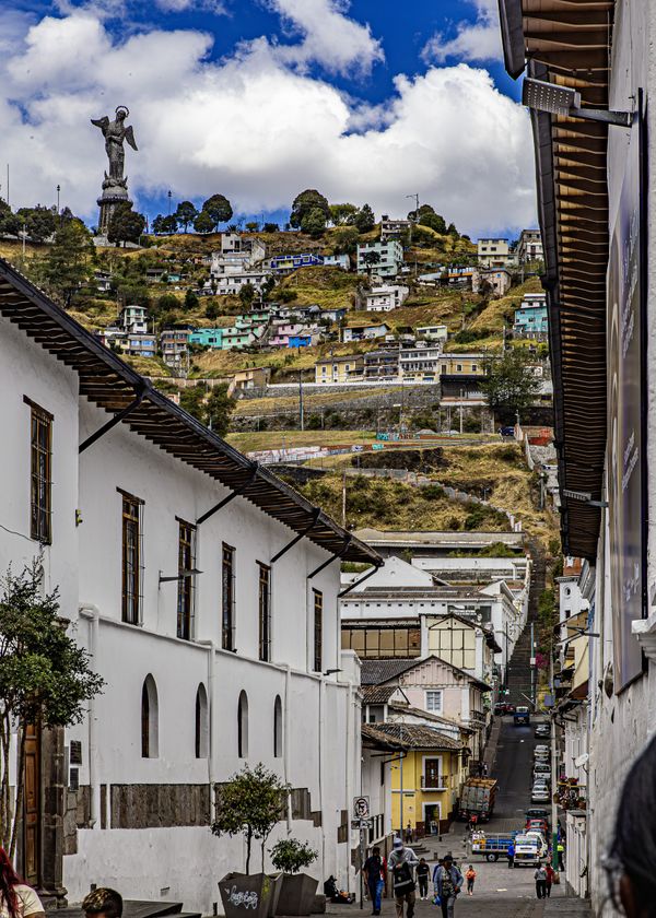 Virgen de El Panecillo on the Top of the Hill, Quito City, Ecuador thumbnail