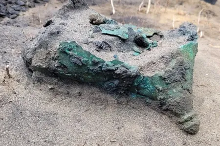 The helmet was excavated at&nbsp;at the Łysa G&oacute;ra site in Poland&#39;s Mazovia region.