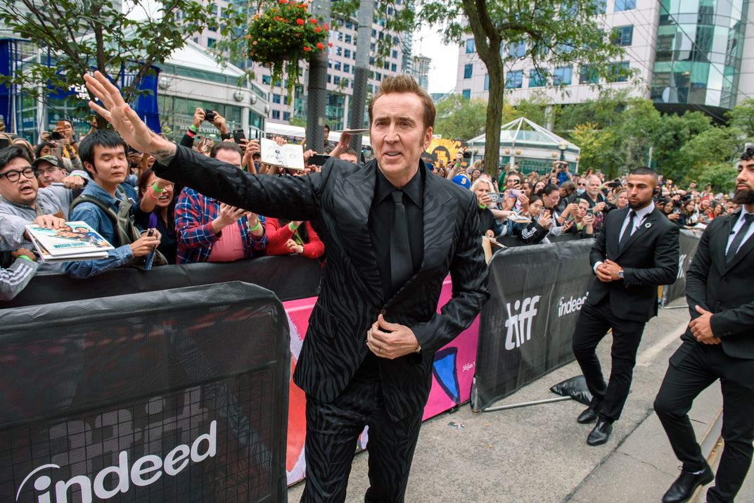 Nicolas Cage at TIFF 2023. Credit: TIFF / George Pimentel