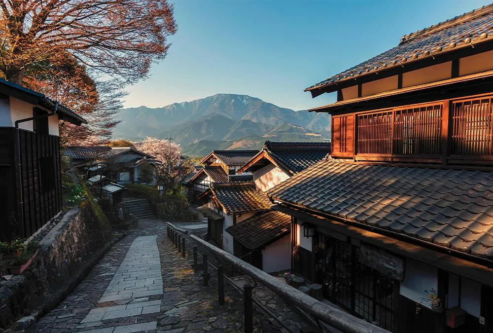 The historic village of Magome, Japan.