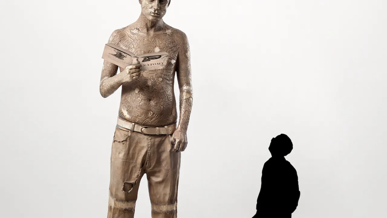 Sculpture of 'Zombie Boy' Fleshes Out London's Science Museum