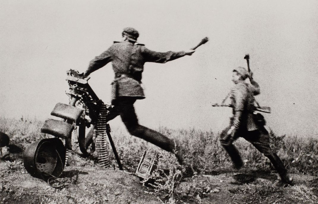 Galina Sanko, During an Attack, 1943, printed c. 1960s, gelatin silver print