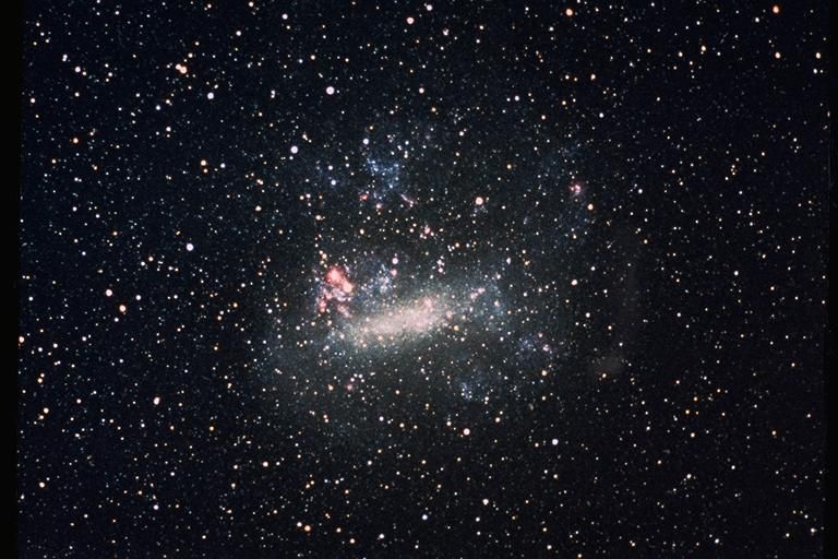 The Large Magellanic Cloud, a satellite galaxy of the Milky Way. Picture taken by Hubble